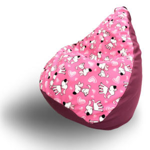 Кресло-мешок Dogs pink XL
